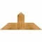 Ekena Millwork Portland Rough Sawn Timber Gable Bracket, Western Red Cedar, 36"W x 15"H x 4"D x 6"F, 10/12 Pitch GBW036X15X0406POR00RWR - alternate 1